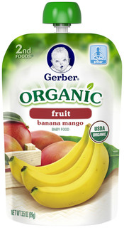 Gerber® Organic 2nd Foods® Fruit Banana Mango