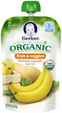 Gerber® Organic 2nd Foods® Fruit & Veggies Banana Squash