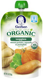 Gerber® 2nd Foods® Organic Sweet Potato, Squash & Pumpkin