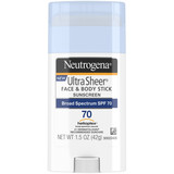 Neutrogena® Ultra Sheer® Face & Body Sunscreen SPF 70