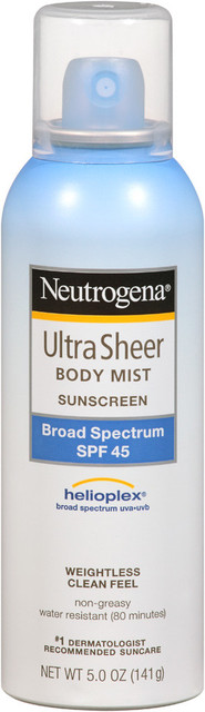 Neutrogena® Ultra Sheer Body Mist Broad Spectrum SPF 45