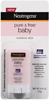Neutrogena® Stick SPF 60 Pure & Free™ Baby Sunblock