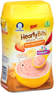 Gerber® Hearty Bits™ Banana Apple Strawberry Multigrain Cereal