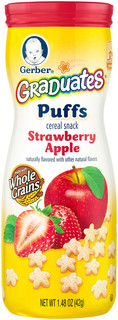 Gerber® Graduates® Puffs Strawberry Apple Cereal Snack