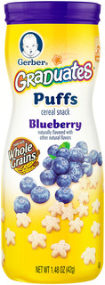 Gerber® Graduates® Blueberry Puffs Cereal Snack