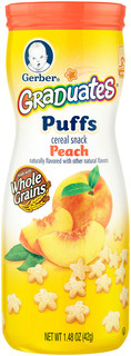 Gerber® Graduates® Peach Puffs Cereal Snack