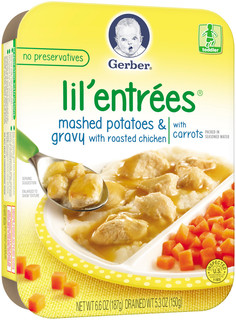 Gerber® Lil' Entrees® Mashed Potatoes and Gravy with Roasted Chicken