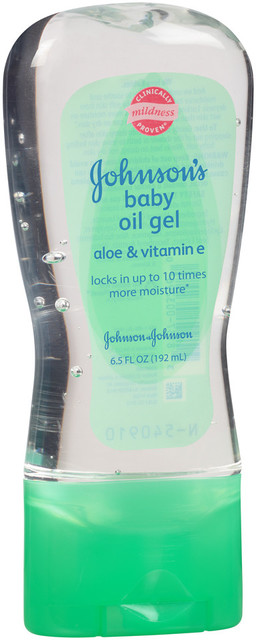 Johnson's® Aloe Vera & Vitamin E Baby Oil Gel