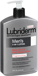Lubriderm® 3-In-1 Lotion Fragrance Free Mens