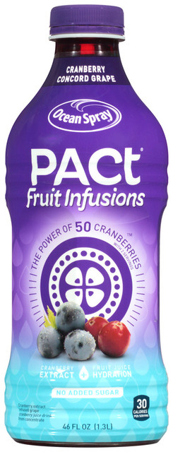 Ocean Spray® PACt® Fruit Infusions Cranberry Concord Grape Juice Drink 