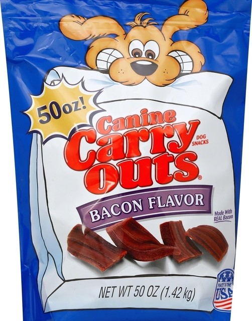 Canine Carry Outs® Dog Snacks - Bacon Flavor