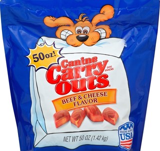 Canine Carry Outs® Dog Snacks - Beef & Cheese Flavor
