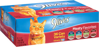9Lives Cat Food - Meaty Favorites Variety Club Pack