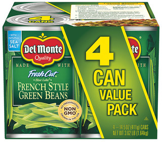 Del Monte® French Style Green Beans - 4 Can Value Pack