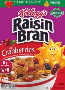 Kellogg's Raisin Bran Cranberry Cereal