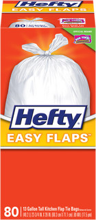 Hefty® Easy Flaps Tall Kitchen Trash Bags