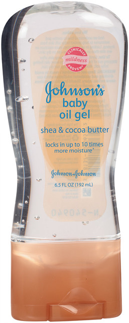 Johnson's® Shea & Cocoa Butter Baby Oil Gel