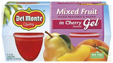 Del Monte® Fruit Cup® Snacks Mixed Fruit in Cherry Flavored Gel