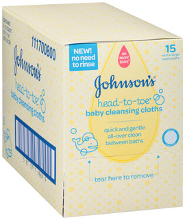 Johnson's® Head-to-Toe® Baby Cleaning Cloths