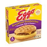 Eggo Sausage, Egg & Cheese Breakfast Sandwiches