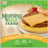 MorningStar Farms Sausage, Egg & Cheese Sandwich
