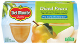 Del Monte®  Fruit Cup®  Snacks No Sugar Added Diced Pears