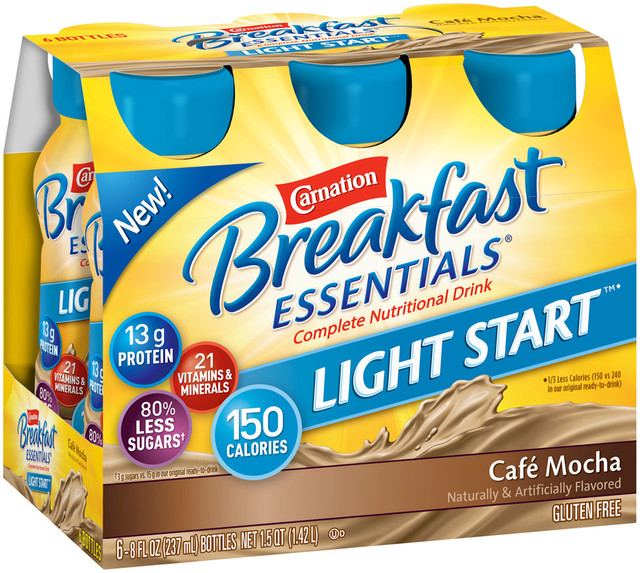 Carnation Breakfast Essentials® Light Start™ Cafe Mocha Complete Nutritional Drink