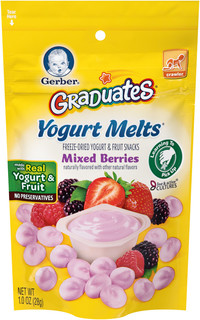 Gerber® Graduates® Mixed Berries Yogurt Melts®