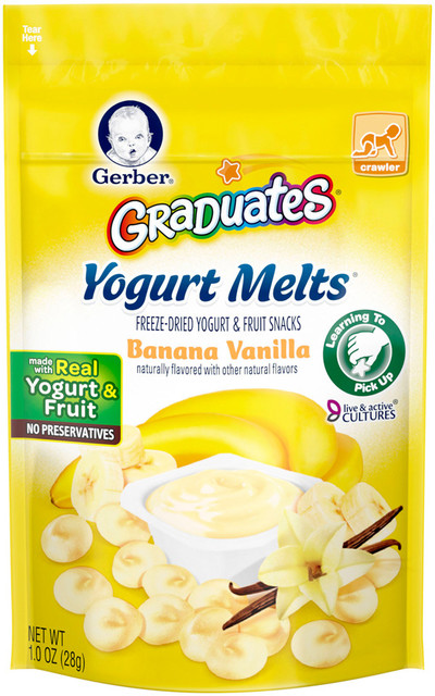 Gerber® Graduates® Banana Vanilla Yogurt Melts®