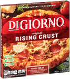 DIGIORNO ORIGINAL RISING Crust Three Meat Frozen Pizza