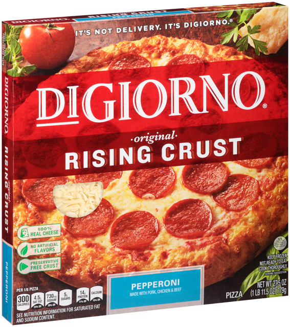 DIGIORNO Original Rising Crust Pepperoni Frozen Pizza
