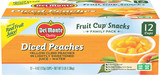 Del Monte® Fruit Cup® Snacks Diced Peaches Family Pack