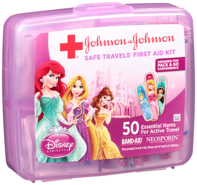 Johnson & Johnson® Disney Princess Safe Travels® First Aid Kit