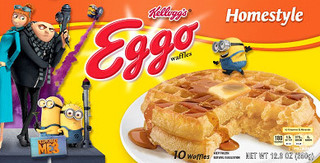 NEW Eggo Homestyle Waffles - Despicable Me