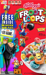 NEW Kellogg's Froot Loops Cereal - Despicable Me