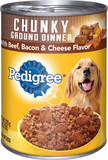 Pedigree® Chunky Ground Dinner With Beef, Bacon and Cheese