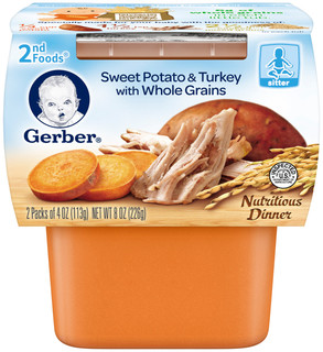 Gerber® 2nd Foods® Nutritious Dinners Sweet Potato & Turkey with Whole Grains