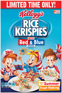 Kellogg's Rice Krispies Cereal - Limited Edition Red & Blue
