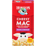 Horizon Cheesy Mac Pasta Shells & White Cheddar Cheese