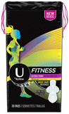 U by Kotex® Fitness Ultra Thin Pads with Wings – Regular