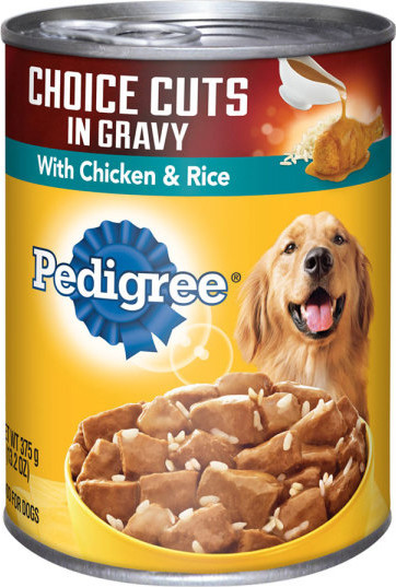 Pedigree® CHOICE CUTS in Gravy With Chicken and Rice