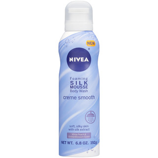  NIVEA® Creme Smooth Foaming Silk Mousse Body Wash