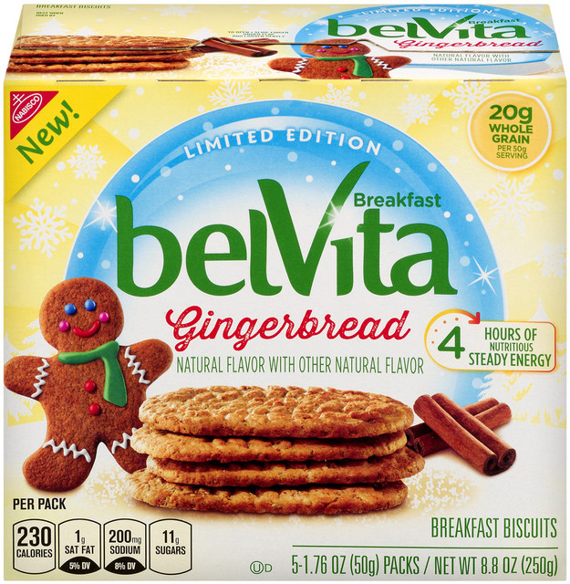 Limited Edition BELVITA Gingerbread Breakfast Biscuits