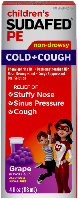  Children's Sudafed® PE Cold and Cough Grape