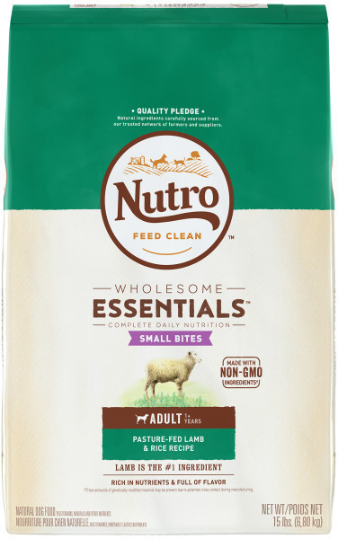 NUTRO® WHOLESOME ESSENTIALS Small Bites Pasture-Fed Lamb & Rice
