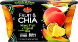 Del Monte® Fruit & Chia™ Fruit Cup® Snacks - Mixed Fruit in Tropical Flavored Chia
