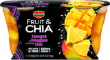 Del Monte® Fruit & Chia™ Fruit Cup® Snacks - Mangos in Pineapple Flavored Chia