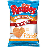 Ruffles Cheddar Sour Cream Family Sized Chips