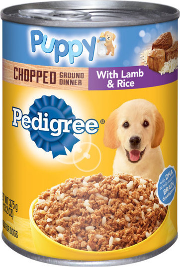 Pedigree® Puppy Chopped Ground Dinner With Lamb and Rice