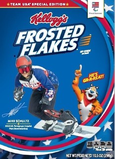 Kellogg's Frosted Flakes Cereal - TEAM USA LIMITED EDITION